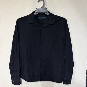 Perry Ellis Men’s Diamond Geo Print Long Sleeve Button Down T-Shirt Size L Slim